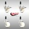 Service Caster 3 Inch 316SS Nylon Swivel 1 Inch Expanding Stem Caster Lock Brake SCC, 2PK SCC-SS316TTLEX20S314-NYS-2-S-2-1 - alternate 4